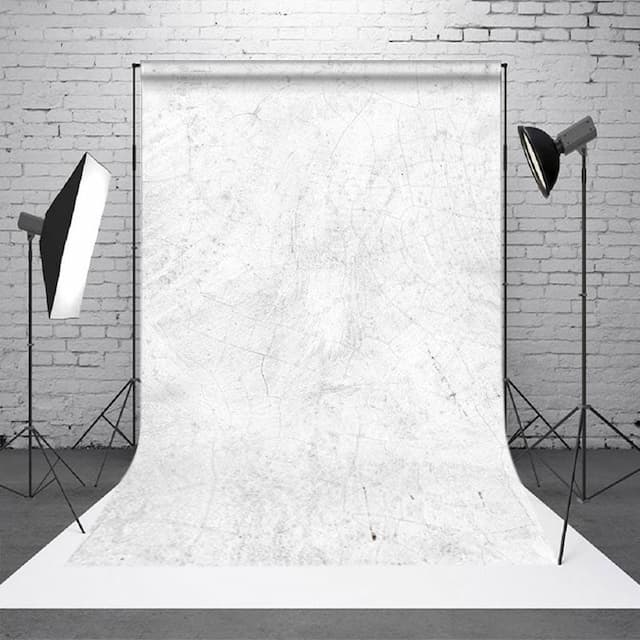 Aperturee White Crackled Marble Pattern Photography Backdrop | Photo Studio Background | Photoshoot Background | Photography Photo Background