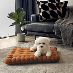 Biscuit Dog Bed, Chocolate